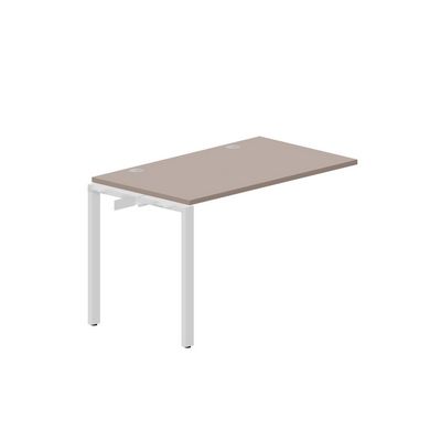 Strike STNPG127 TRBL (Тортора/Белый) Приставной стол, 2 громмета