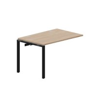 Strike STNPG128 OWNR (Светлый дуб/Черный) Приставной стол, 2 громмета