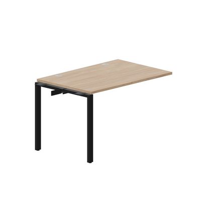 Strike STNPG128 OWNR (Светлый дуб/Черный) Приставной стол, 2 громмета