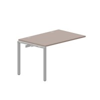Strike STNPG128 TRAL (Тортора/Алюминий) Приставной стол, 2 громмета