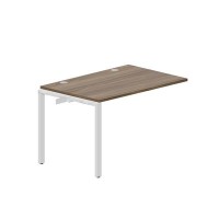 Strike STNPG128 WNBL (Орех/Белый) Приставной стол, 2 громмета