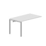 Strike STNPG148 BLAL (Белый/Алюминий) Приставной стол, 2 громмета