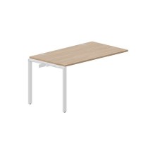 Strike STNPG148 OWBL (Светлый дуб/Белый) Приставной стол, 2 громмета