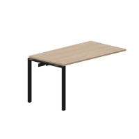 Strike STNPG148 OWNR (Светлый дуб/Черный) Приставной стол, 2 громмета