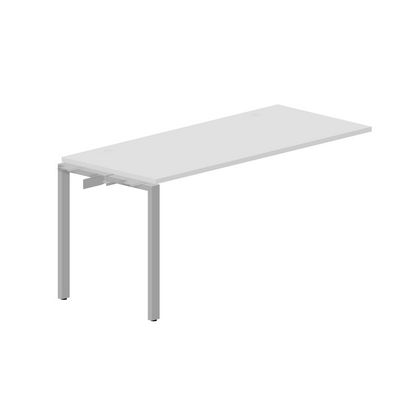 Strike STNPG167 BLAL (Белый/Алюминий) Приставной стол, 2 громмета