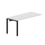 Strike STNPG167 BLNR (Белый/Черный) Приставной стол, 2 громмета