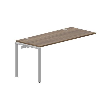 Strike STNPG167 WNAL (Орех/Алюминий) Приставной стол, 2 громмета