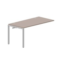 Strike STNPG168 TRAL (Тортора/Алюминий) Приставной стол, 2 громмета