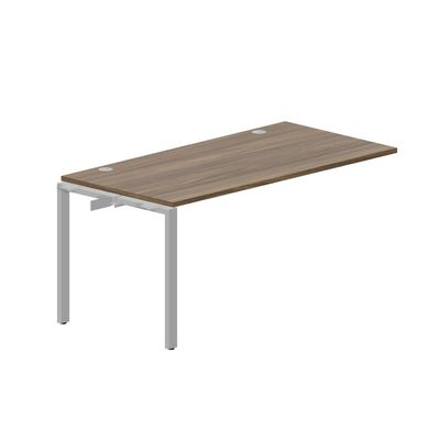 Strike STNPG168 WNAL (Орех/Алюминий) Приставной стол, 2 громмета