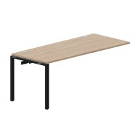 Strike STNPG188 OWNR (Светлый дуб/Черный) Приставной стол, 2 громмета