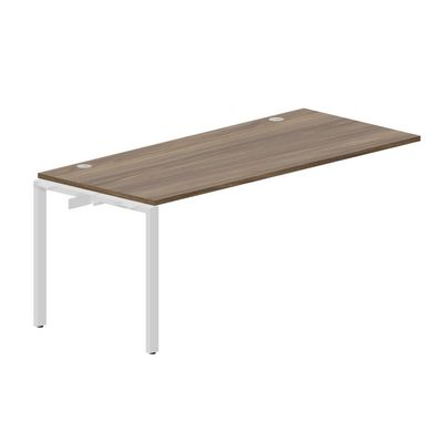 Strike STNPG188 WNBL (Орех/Белый) Приставной стол, 2 громмета