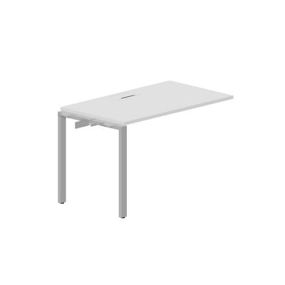 Strike STNPL127 BLAL (Белый/Алюминий) Приставной стол, металлический аутлет