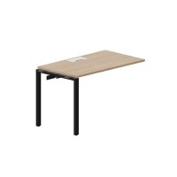 Strike STNPL127 OWNR (Светлый дуб/Черный) Приставной стол, металлический аутлет