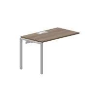 Strike STNPL127 WNAL (Орех/Алюминий) Приставной стол, металлический аутлет