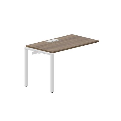 Strike STNPL127 WNBL (Орех/Белый) Приставной стол, металлический аутлет