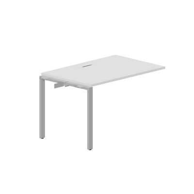 Strike STNPL128 BLAL (Белый/Алюминий) Приставной стол, металлический аутлет