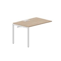 Strike STNPL128 OWBL (Светлый дуб/Белый) Приставной стол, металлический аутлет