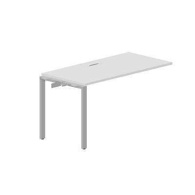 Strike STNPL147 BLAL (Белый/Алюминий) Приставной стол, металлический аутлет