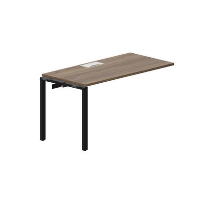 Strike STNPL147 WNNR (Орех/Черный) Приставной стол, металлический аутлет