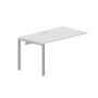 Strike STNPL148 BLAL (Белый/Алюминий) Приставной стол, металлический аутлет