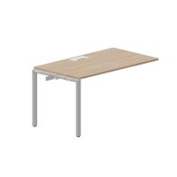 Strike STNPL148 OWAL (Светлый дуб/Алюминий) Приставной стол, металлический аутлет