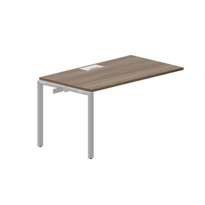 Strike STNPL148 WNAL (Орех/Алюминий) Приставной стол, металлический аутлет
