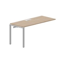 Strike STNPL167 OWAL (Светлый дуб/Алюминий) Приставной стол, металлический аутлет
