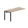 Strike STNPL167 OWNR (Светлый дуб/Черный) Приставной стол, металлический аутлет