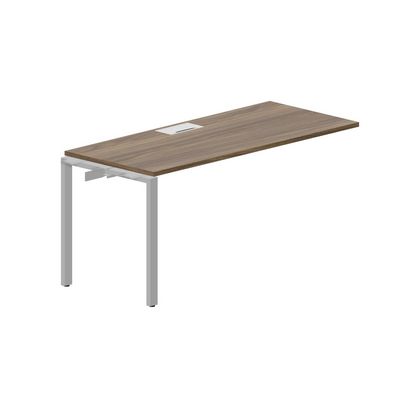 Strike STNPL167 WNAL (Орех/Алюминий) Приставной стол, металлический аутлет