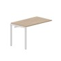 Strike STNPM127 OWBL (Светлый дуб/Белый) Приставной стол, меламиновый аутлет
