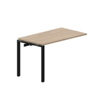 Strike STNPM127 OWNR (Светлый дуб/Черный) Приставной стол, меламиновый аутлет