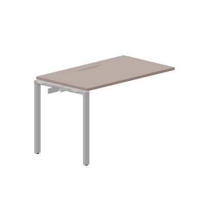 Strike STNPM127 TRAL (Тортора/Алюминий) Приставной стол, меламиновый аутлет