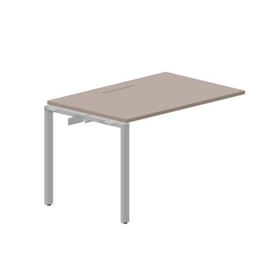 Strike STNPM128 TRAL (Тортора/Алюминий) Приставной стол, меламиновый аутлет