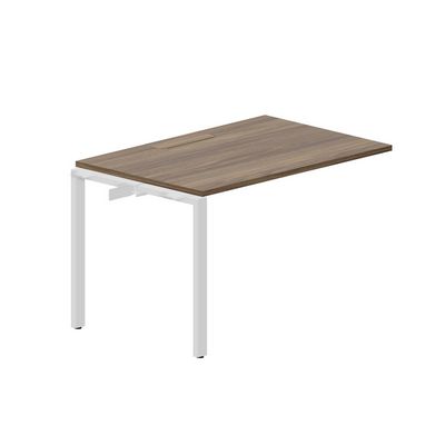 Strike STNPM128 WNBL (Орех/Белый) Приставной стол, меламиновый аутлет