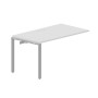 Strike STNPM148 BLAL (Белый/Алюминий) Приставной стол, меламиновый аутлет