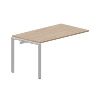 Strike STNPM148 OWAL (Светлый дуб/Алюминий) Приставной стол, меламиновый аутлет