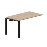 Strike STNPM148 OWNR (Светлый дуб/Черный) Приставной стол, меламиновый аутлет