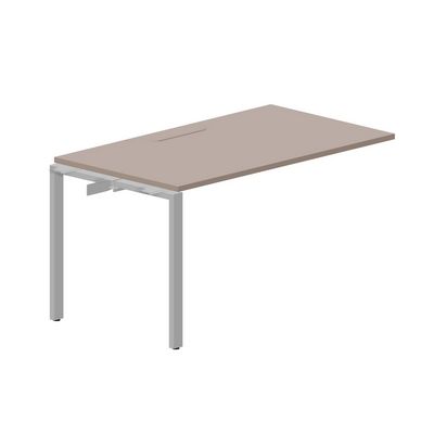 Strike STNPM148 TRAL (Тортора/Алюминий) Приставной стол, меламиновый аутлет