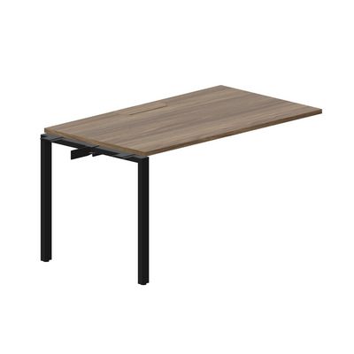 Strike STNPM148 WNNR (Орех/Черный) Приставной стол, меламиновый аутлет