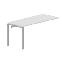 Strike STNPM167 BLAL (Белый/Алюминий) Приставной стол, меламиновый аутлет