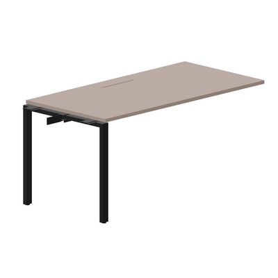 Strike STNPM168 TRNR (Тортора/Черный) Приставной стол, меламиновый аутлет