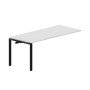 Strike STNPM188 BLNR (Белый/Черный) Приставной стол, меламиновый аутлет