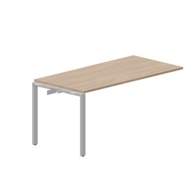 Strike STNPS168 OWAL (Светлый дуб/Алюминий) Приставной стол