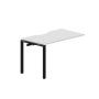 Strike STNPV127 BLNR (Белый/Черный) Приставной стол с эргономичным вырезом