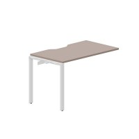 Strike STNPV127 TRBL (Тортора/Белый) Приставной стол с эргономичным вырезом