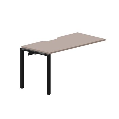 Strike STNPV147 TRNR (Тортора/Черный) Приставной стол с эргономичным вырезом