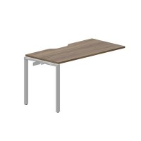 Strike STNPV147 WNAL (Орех/Алюминий) Приставной стол с эргономичным вырезом