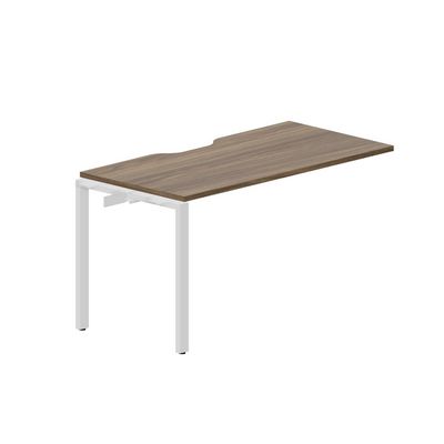 Strike STNPV147 WNBL (Орех/Белый) Приставной стол с эргономичным вырезом