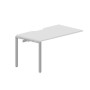 Strike STNPV148 BLAL (Белый/Алюминий) Приставной стол с эргономичным вырезом