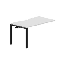 Strike STNPV148 BLNR (Белый/Черный) Приставной стол с эргономичным вырезом